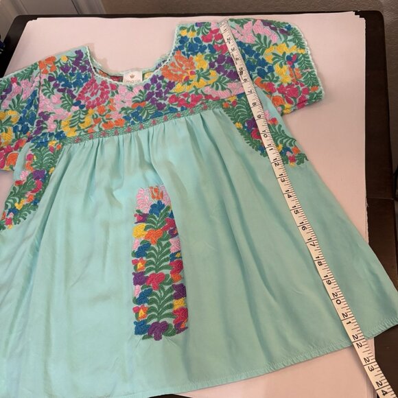 J. Marie Top Blouse S Multicolor Floral Embroidered Boho Peasant - Picture 6 of 6